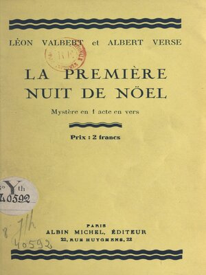 cover image of La première nuit de noël